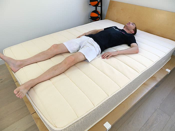 Birch mattress on back 