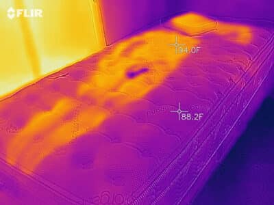 Saatva Cooling Test Before