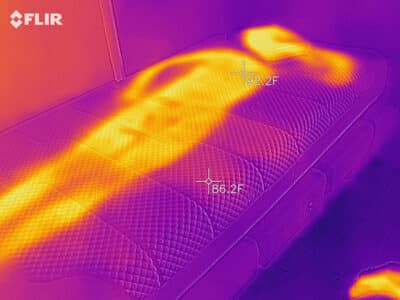 Tempur UK - cooling test (before) 