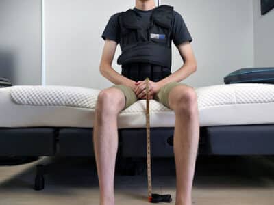 Tempur UK - sinkage (weighted vest) 