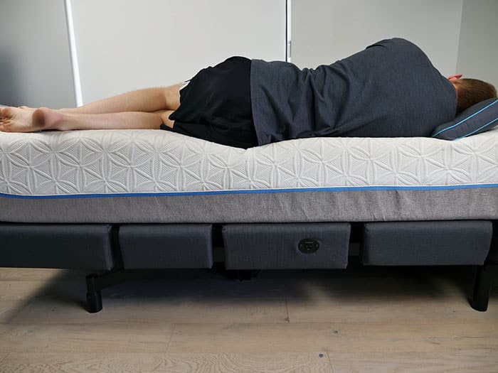 Tempur side contour singage - body weight