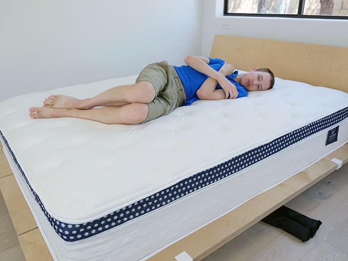 Foam layers on the WinkBed mattress Foam layers on the WinkBed mattress