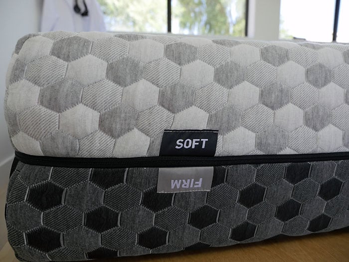 Layla memory foam - firmness tag 