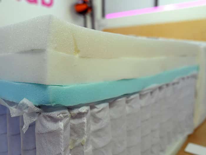 Leesa Hybrid support form layer