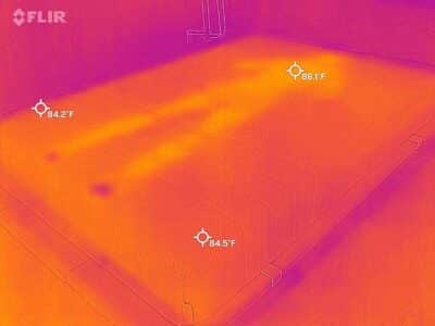 Leesa Studio cooling test (after) 