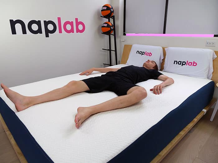 Bed in a Box Original - back sleeping