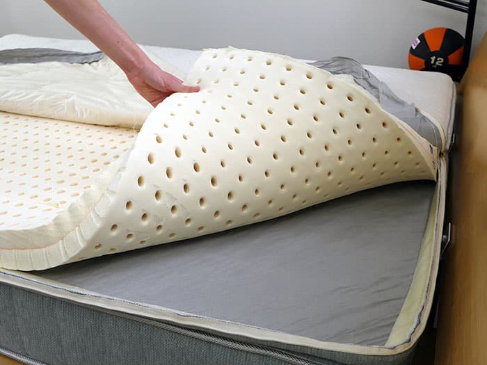 EcoSleep Luxe flippable latex layer