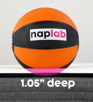 Plank Firm - extra firm side - sinkage test