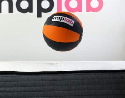 Plank Firm - firm side - bounce test max height