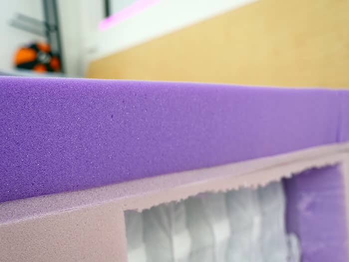 Purple Hybrid Premier 3 elastic polymer layer