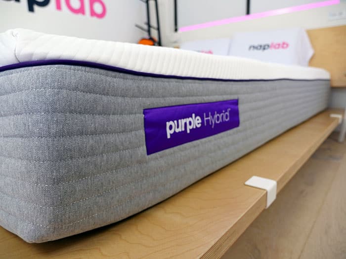 Purple Hybrid mattress side