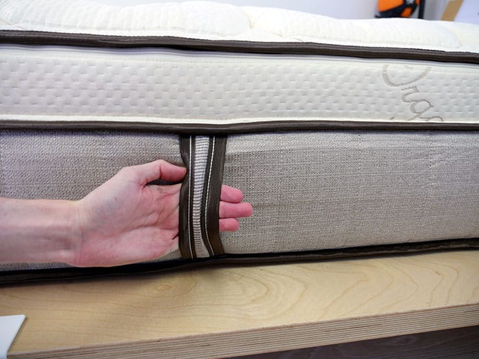 Nest Bedding Owl mattress handle