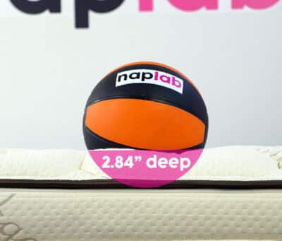 Nest Bedding Owl sinkage test