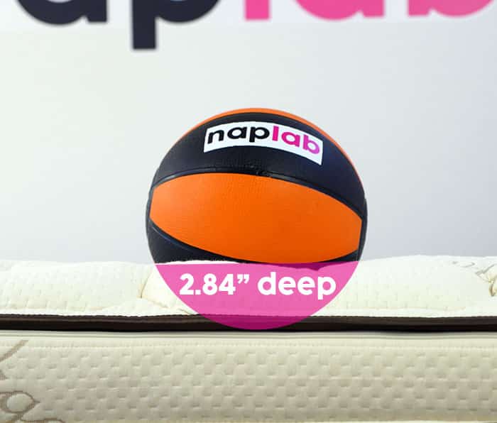 Nest Bedding Owl sinkage test