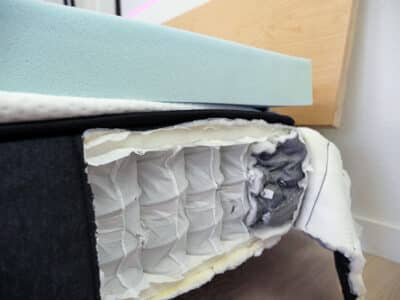 Allswell Cool before cooling test Nest Bedding Sparrow mattress materials