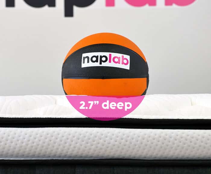 Nest Bedding Sparrow sinkage test