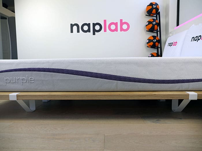 Purple regular mattress side