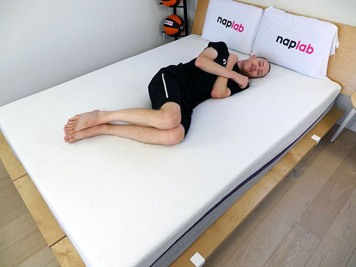 Purple regular side sleeping