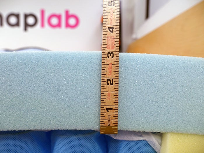 Amerisleep AS3 Hybrid measuring memory foam