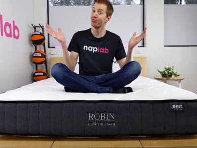 Allswell Cool edge support - sitting Nest Bedding Robin sitting