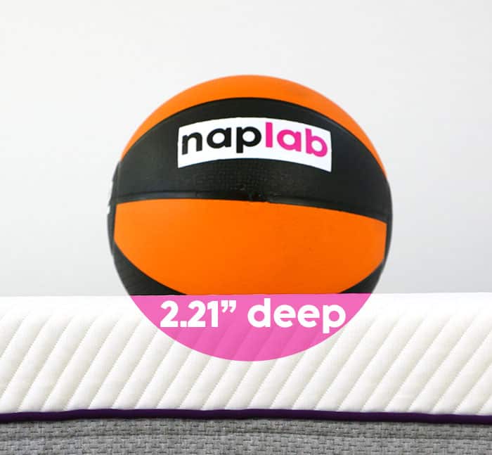 Purple Hybrid Premier 3 sinkage test