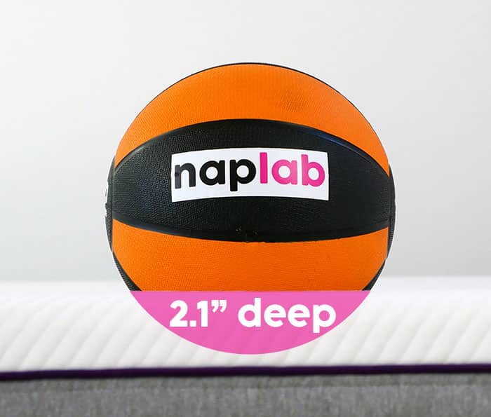 Purple Hybrid sinkage test