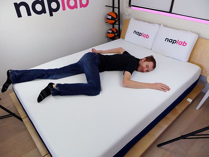 Amerisleep AS3 Foam stomach sleeping