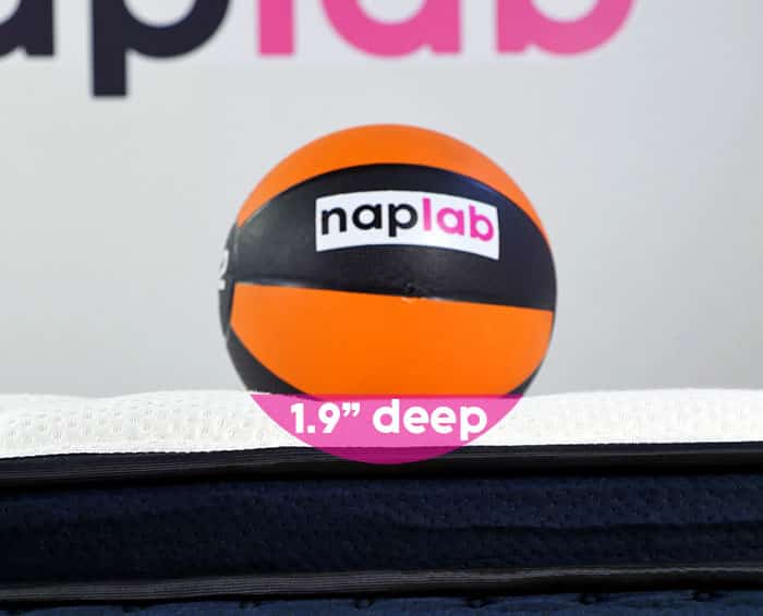 Dreamcloud Premier Sinkage Test