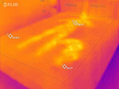 Ghostbed Flex after cooling test