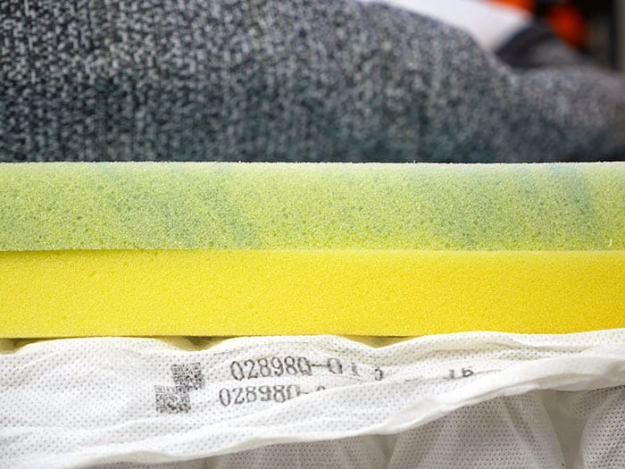 Ghostbed Flex top foam layers