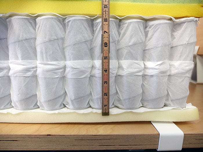 Ghostbed Flex measuring materials