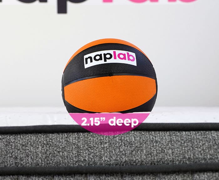 Ghostbed Flex sinkage test