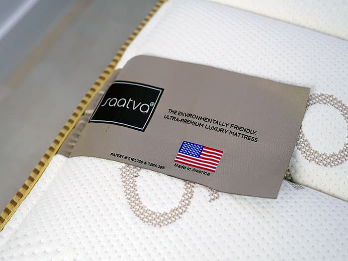 Saatva Modern Foam Tag Saatva Modern Foam tag