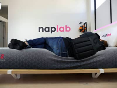 Zoma All Foam edge support - side sleeping with vest