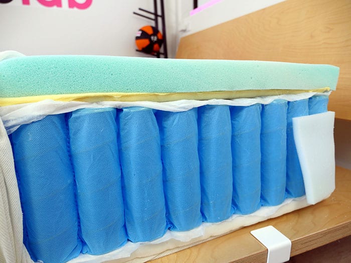 Zoma Hybrid mattress materials