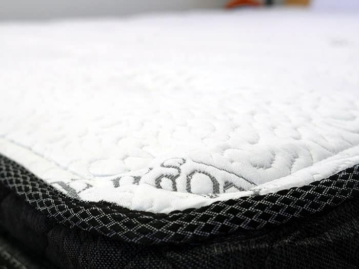 Logan And Cove Mattress Cover Close Logan & Cove mattress cover close-up