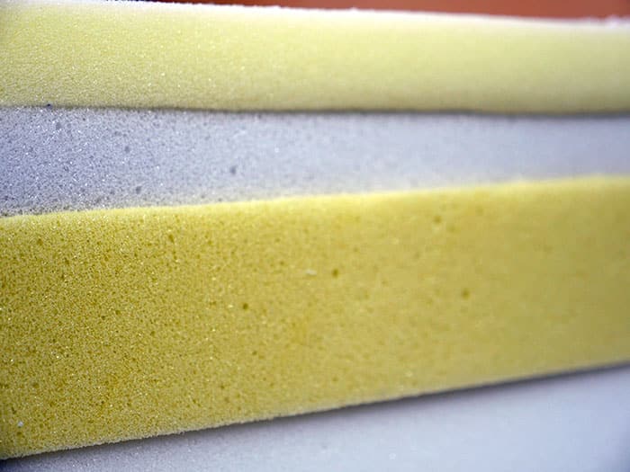 Novosbed top layers close-up