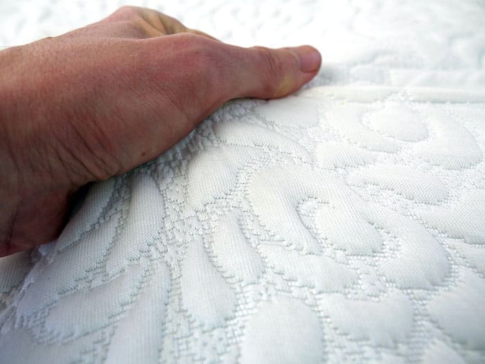 Novosbed mattress cover close-up