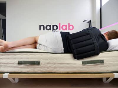 Avocado Green edge support side sleeping with vest