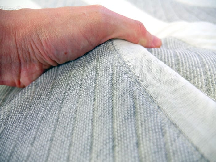 Leesa Original Hybrid Cover Close Leesa Original Hybrid cover close-up