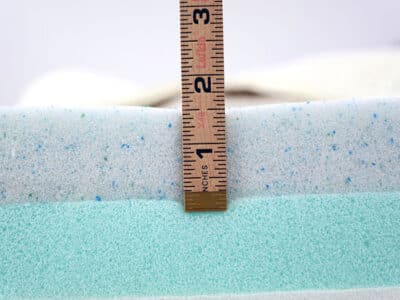 5 Little Monkeys measuring gel memory foam