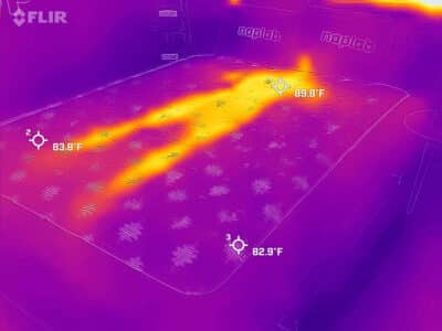 Ashley Furniture Ultra Luxury Firm Tight Top before cooling test