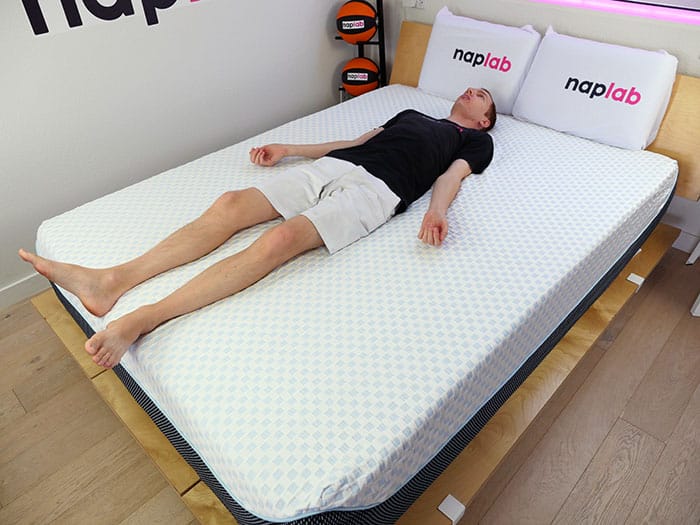 Ashley Sleep Gruve Memory Foam back sleeping