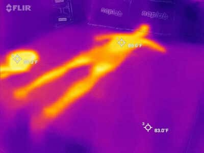 SweetNight Dreamy Memory Foam before cooling test