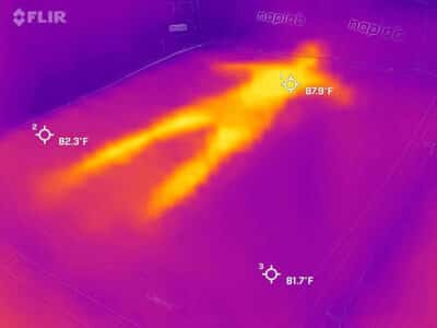 Spindle before cooling test