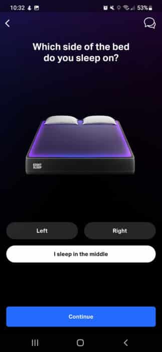 Screenshot Eight Sleep Screenshot Eight Sleep