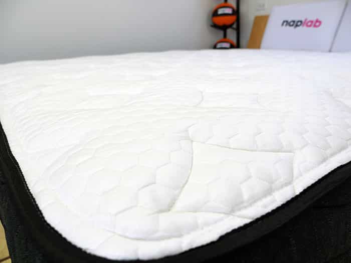 Allswell Cool Mattress Cover Close Allswell Cool mattress cover close-up