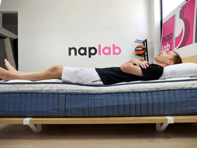 Diamond Flurry Lux Cooling Hybrid edge support - back sleeping