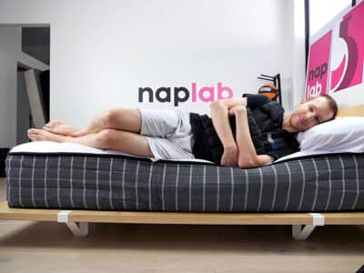 Diamond Tailor Classic Hybrid edge support - side sleeping with vest