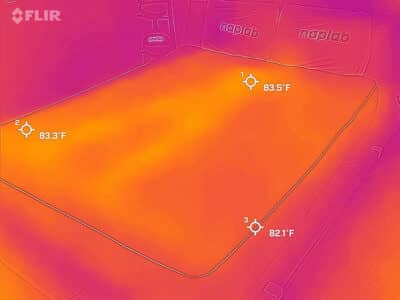 Eight Sleep Cooling After Eight Sleep Pod 3 after cooling test
